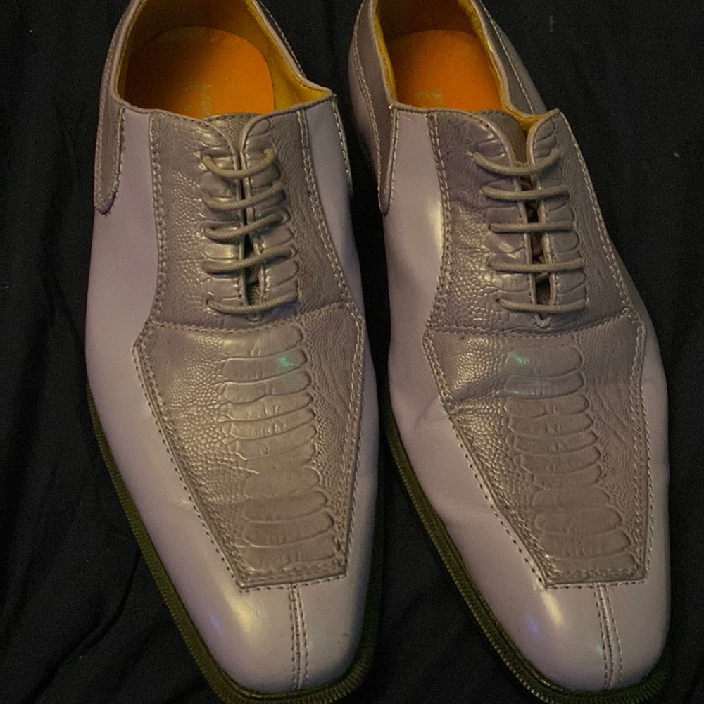 ANTONIO CERRELLI PURPLE SHOES.